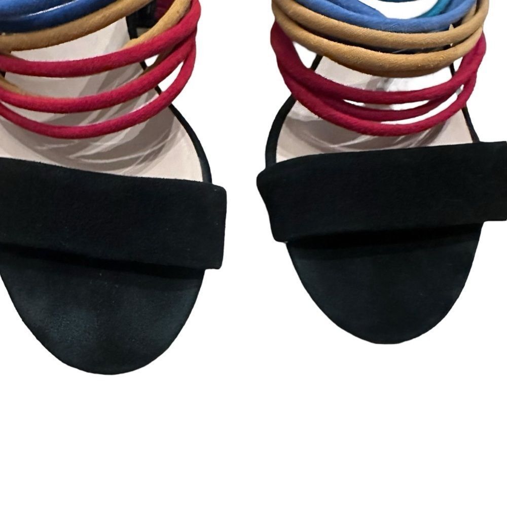 Kenneth Cole Hannon Strappy Sandals Mule Heel 7.5 - Picture 4 of 8